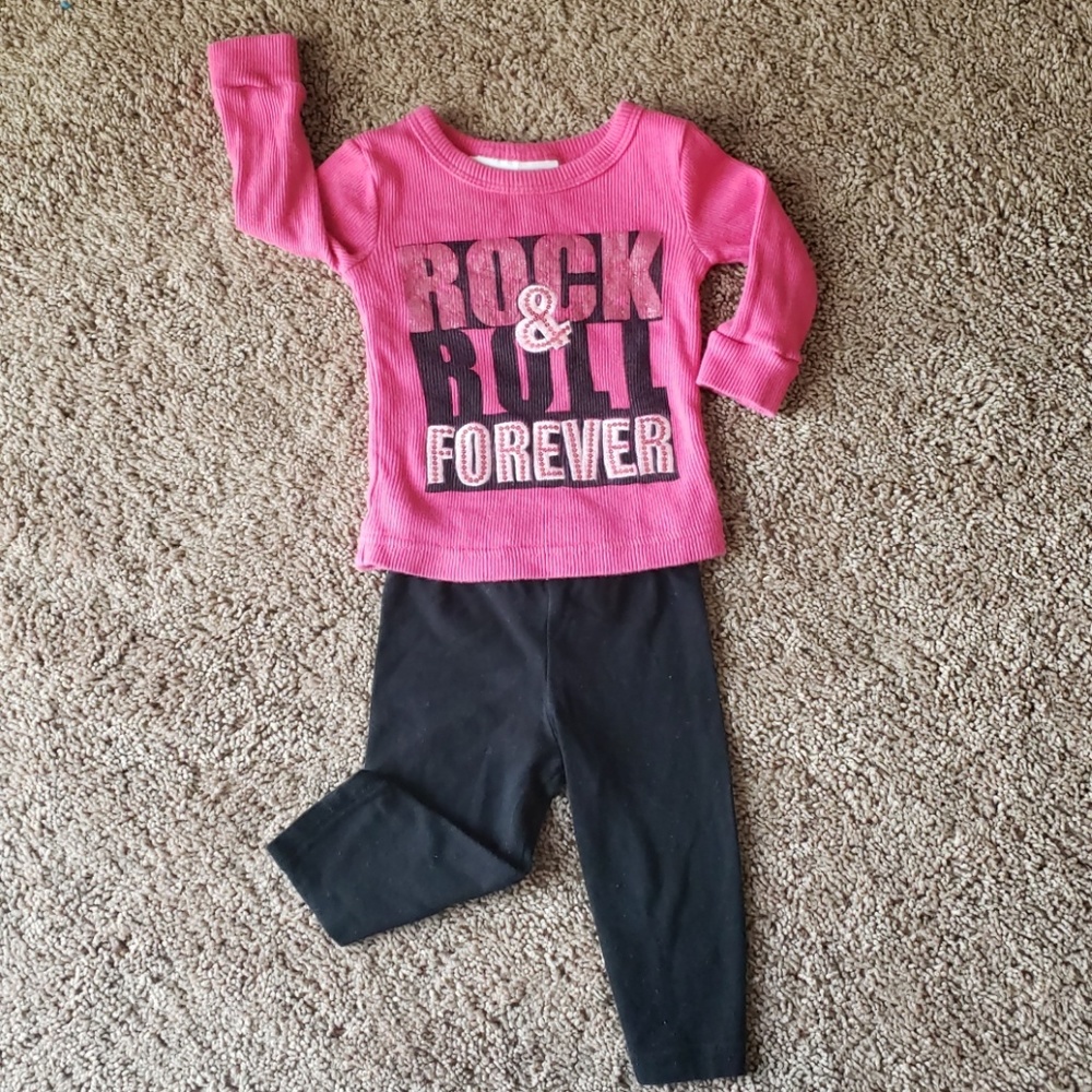 Pink Amy Coe Shirt & Black Miniwear Pants